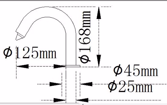 Distribuidor de sabão de torneira de luxo de moda comercial para cozinha e banheiro