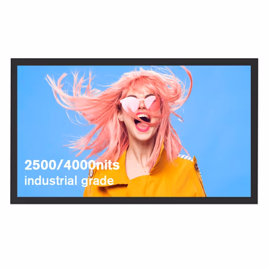 Montagem na parede 32 43 49 55 65 75 polegadas LCD Touch Screen Publicidade de sinalização digital com Cms