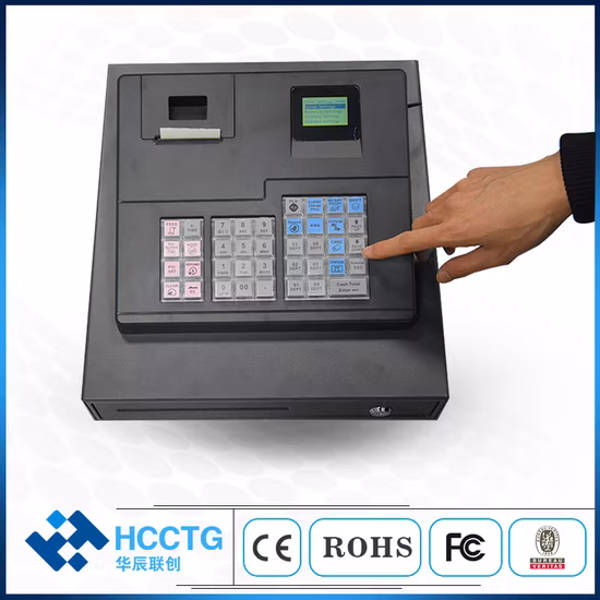 Sistema POS de software de ponto de venda de varejo eletrônico mais barato com gaveta de dinheiro (ECR600)